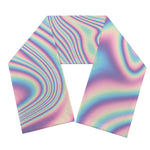 Psychedelic Holographic Print Scarf
