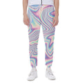 Psychedelic Holographic Print Joggers
