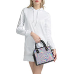 Psychedelic Holographic Print Shoulder Handbag