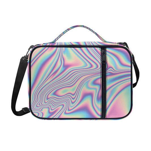 Psychedelic Holographic Print Shoulder Strap Bible Bag
