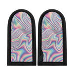 Psychedelic Holographic Print Skillet Handle Cover