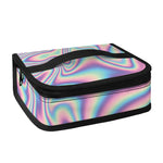 Psychedelic Holographic Print Small Lunch Bag