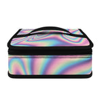 Psychedelic Holographic Print Small Lunch Bag