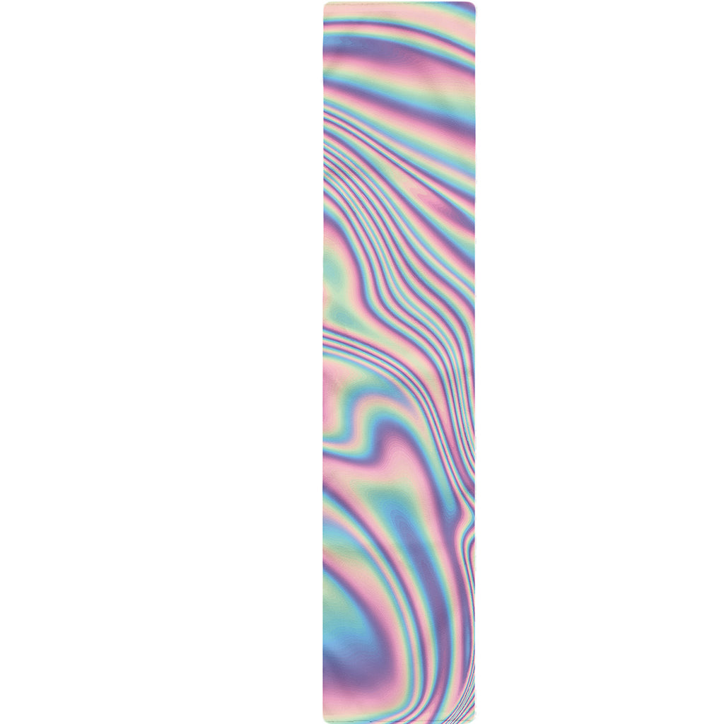 Psychedelic Holographic Print Table Runner