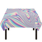 Psychedelic Holographic Print Tablecloth