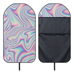 Psychedelic Holographic Print Waterproof Car Seat Cover