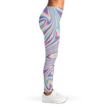 Psychedelic Holographic Print Women's Leggings