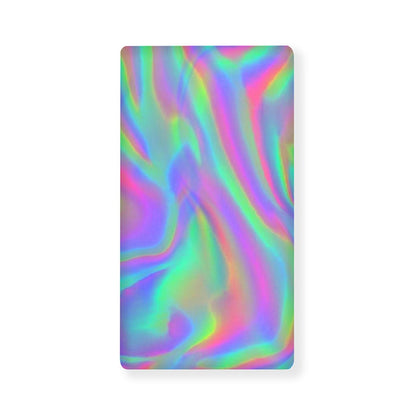 Psychedelic Holographic Trippy Print Baby Crib Sheet