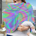 Psychedelic Holographic Trippy Print Baby Seat Cover