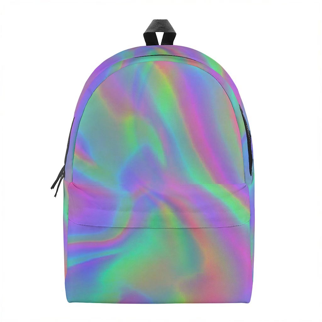 Psychedelic Holographic Trippy Print Backpack