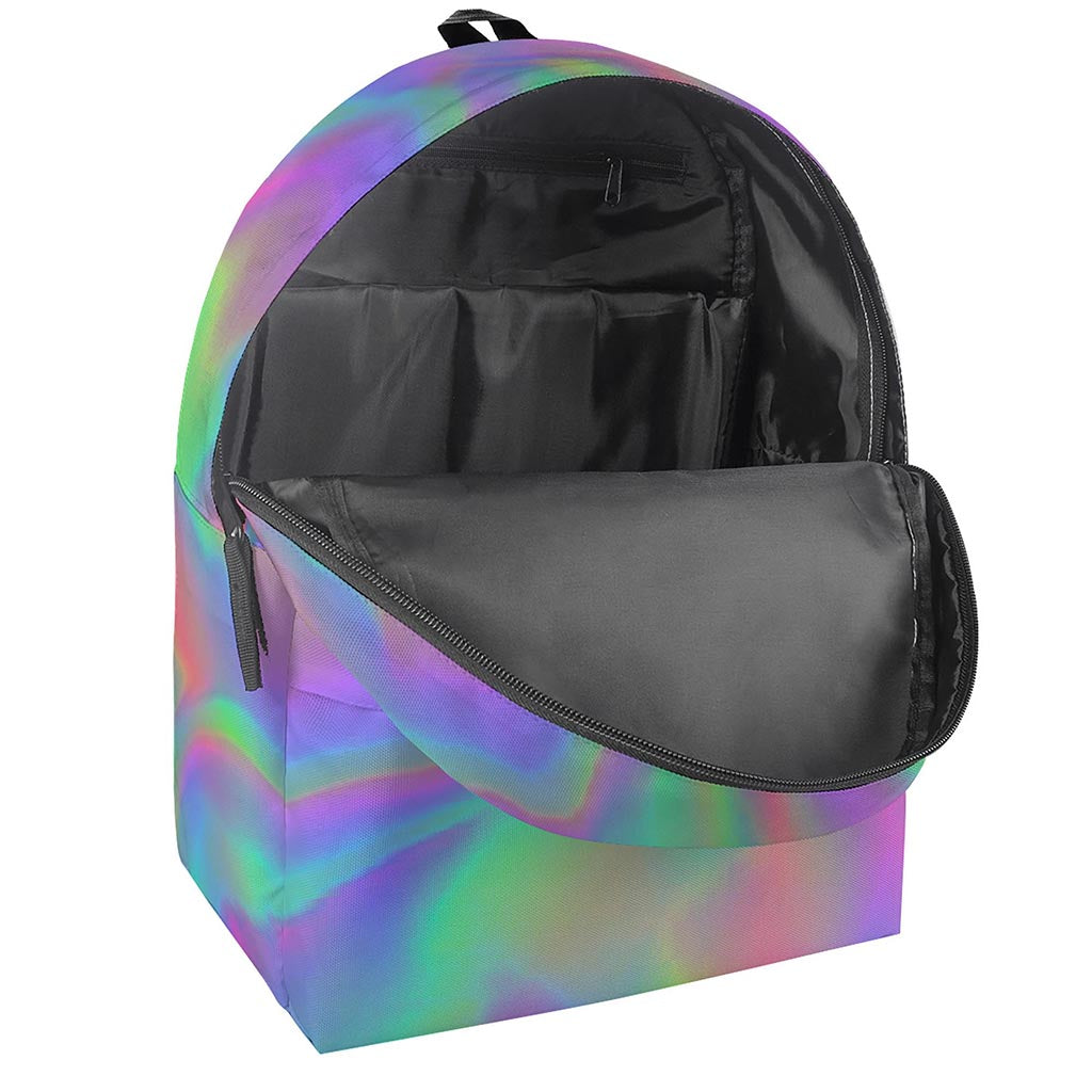 Psychedelic Holographic Trippy Print Backpack