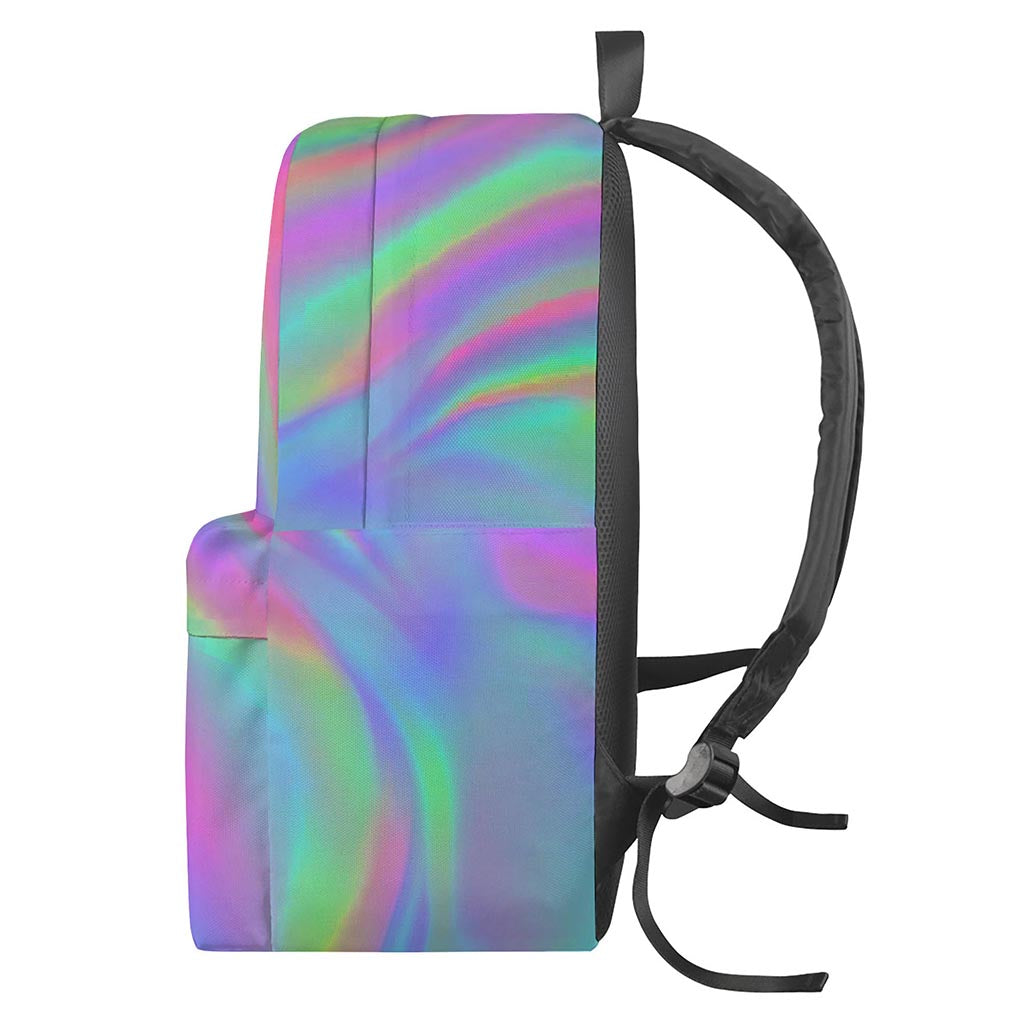 Psychedelic Holographic Trippy Print Backpack