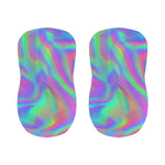 Psychedelic Holographic Trippy Print Bar Stool Covers