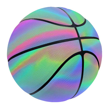 Psychedelic Holographic Trippy Print Basketball