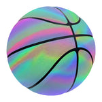 Psychedelic Holographic Trippy Print Basketball
