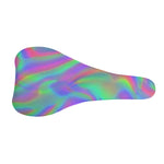 Psychedelic Holographic Trippy Print Bicycle Seat Cover