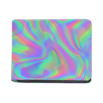 Psychedelic Holographic Trippy Print Bifold Wallet