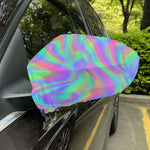 Psychedelic Holographic Trippy Print Car Side Mirror Covers