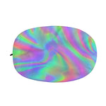 Psychedelic Holographic Trippy Print Car Side Mirror Covers