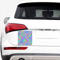 Psychedelic Holographic Trippy Print Car Sticker