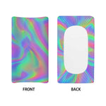 Psychedelic Holographic Trippy Print Changing Pad Cover
