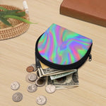 Psychedelic Holographic Trippy Print Coin Purse