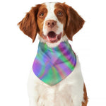 Psychedelic Holographic Trippy Print Dog Bandana