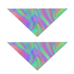 Psychedelic Holographic Trippy Print Dog Bandana