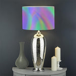Psychedelic Holographic Trippy Print Drum Lamp Shade