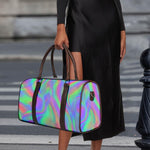 Psychedelic Holographic Trippy Print Duffle Bag
