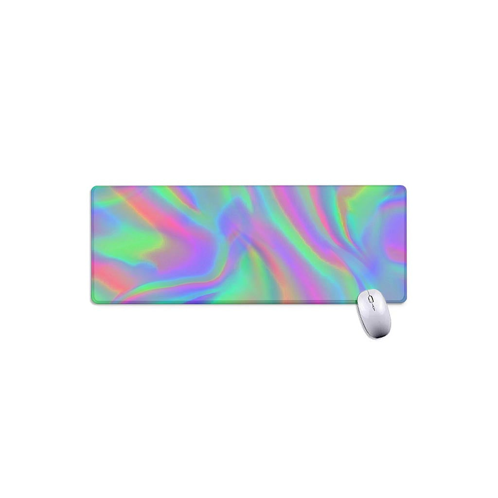Psychedelic Holographic Trippy Print Extended Mouse Pad