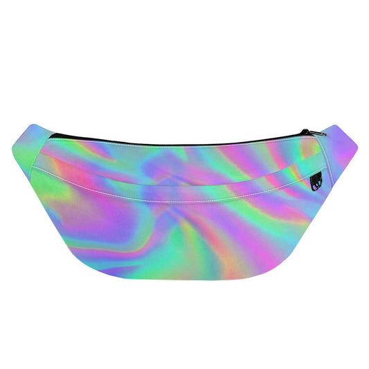 Psychedelic Holographic Trippy Print Fanny Pack