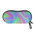 Psychedelic Holographic Trippy Print Glasses Case