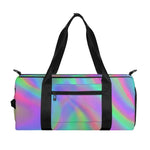 Psychedelic Holographic Trippy Print Gym Bag