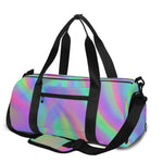 Psychedelic Holographic Trippy Print Gym Bag