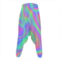 Psychedelic Holographic Trippy Print Hammer Pants