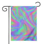 Psychedelic Holographic Trippy Print House Flag