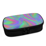 Psychedelic Holographic Trippy Print Insulin Cooler Travel Case