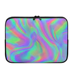 Psychedelic Holographic Trippy Print Laptop Sleeve