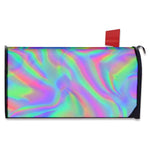 Psychedelic Holographic Trippy Print Mailbox Cover