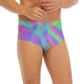 Psychedelic Holographic Trippy Print Men's Briefs
