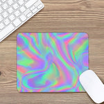 Psychedelic Holographic Trippy Print Mouse Pad