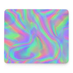 Psychedelic Holographic Trippy Print Mouse Pad