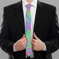 Psychedelic Holographic Trippy Print Necktie