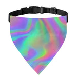 Psychedelic Holographic Trippy Print Over The Collar Dog Bandana