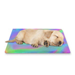 Psychedelic Holographic Trippy Print Pet Cooling Mat Cover