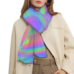 Psychedelic Holographic Trippy Print Scarf