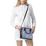 Psychedelic Holographic Trippy Print Shoulder Handbag