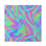 Psychedelic Holographic Trippy Print Silk Bandana