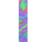 Psychedelic Holographic Trippy Print Table Runner